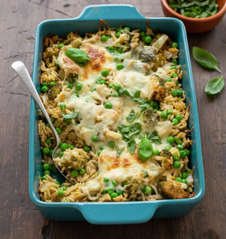 Broccoli Orzo Bake