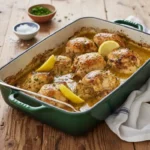 Lemon Chicken Tray Bake