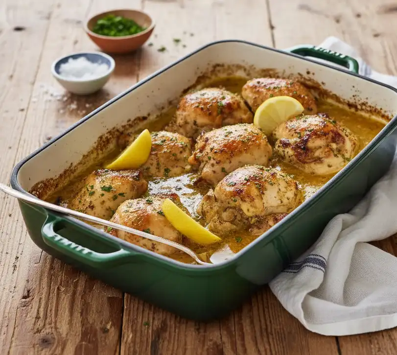 Lemon Chicken Tray Bake
