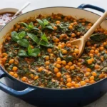 One-Pot Chickpea Curry with Spinach