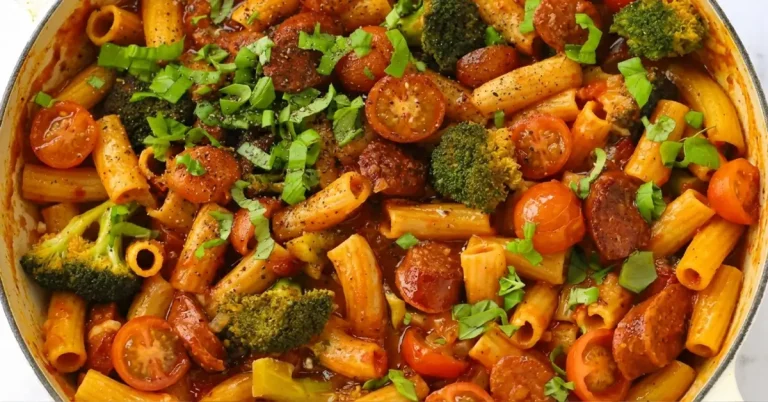 Easy 30 minute chorizo pasta