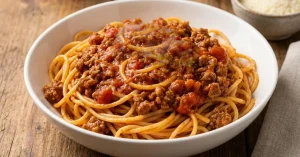 Instant Pot Spaghetti and Meat Sauce