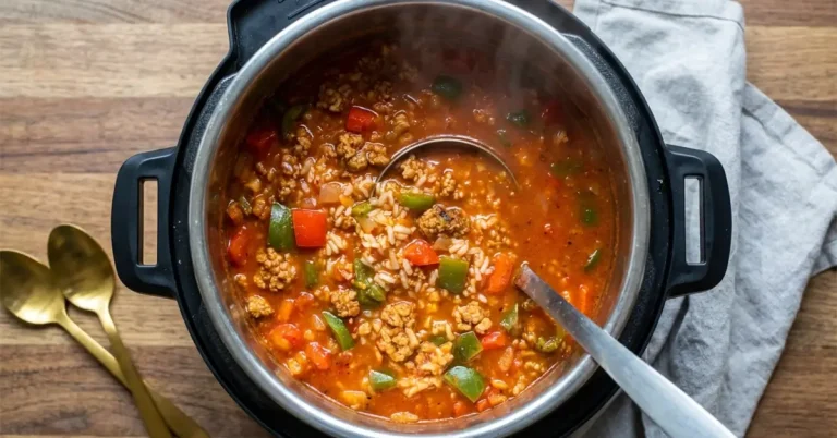 Instant Pot Stuffed Pepper Soup