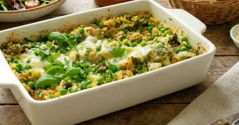 One Pot Broccoli Orzo Bake