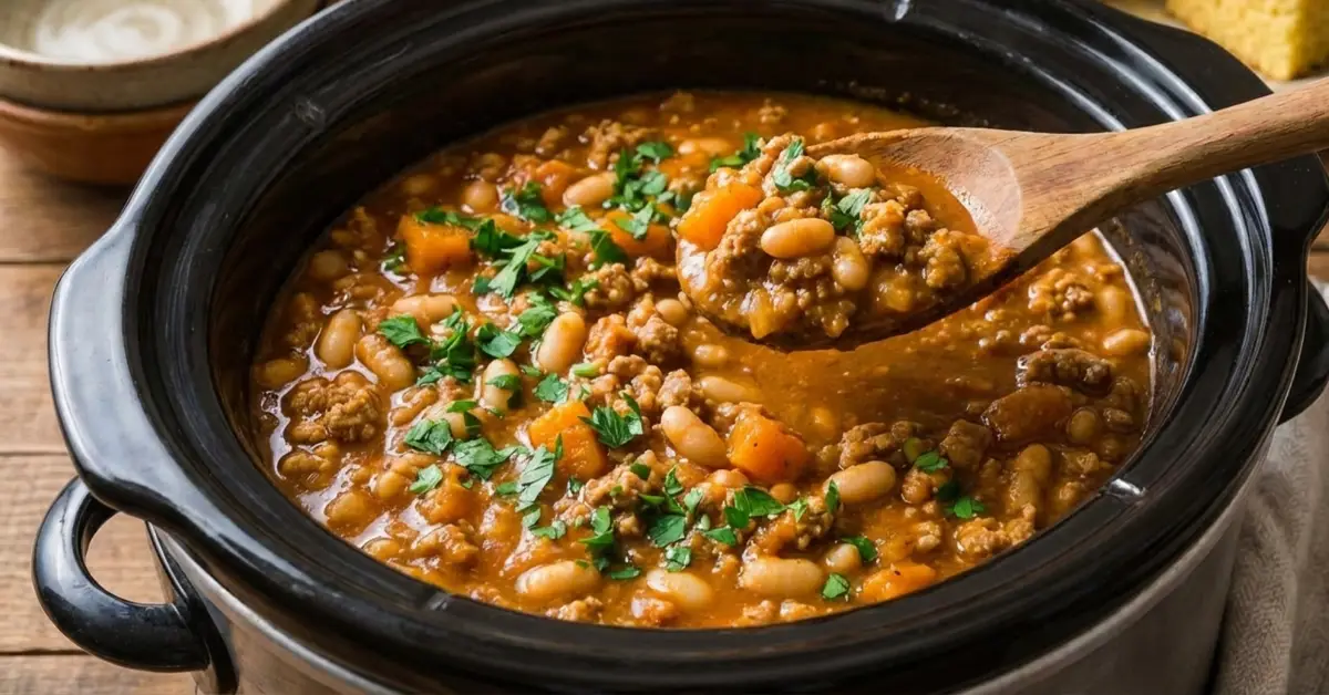 White Bean Pumpkin Turkey Chili