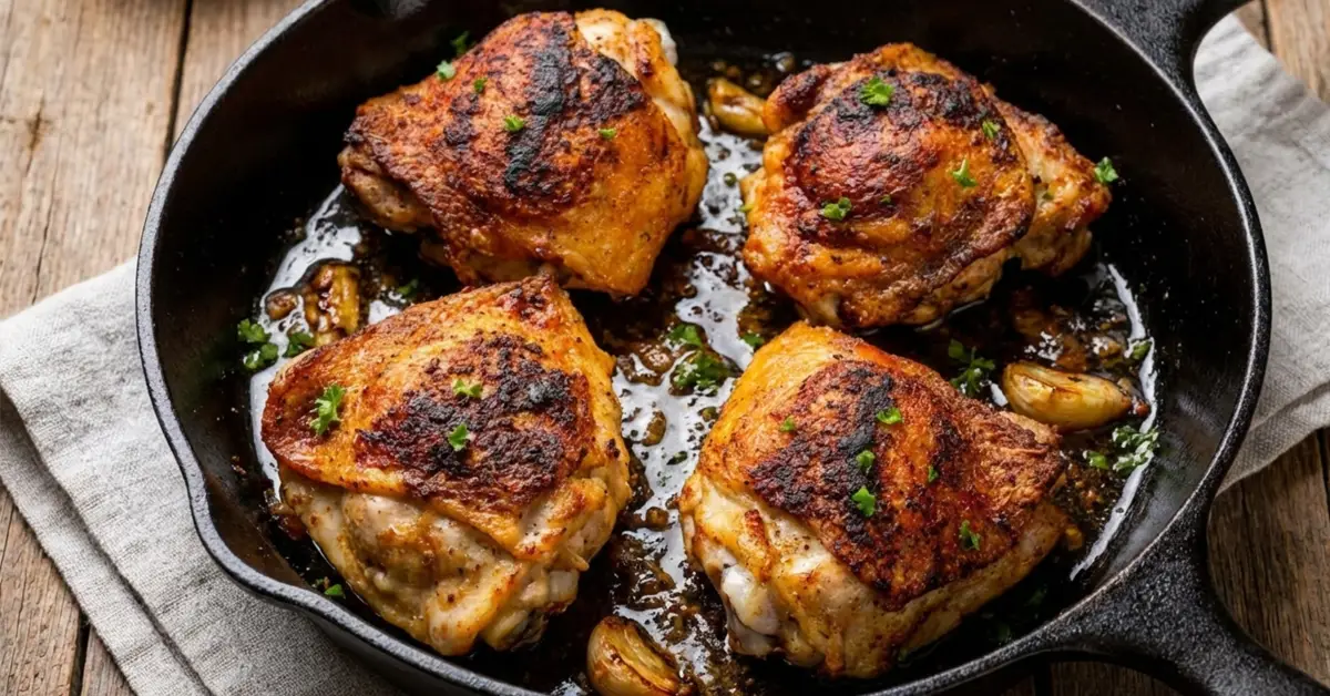 Roasted Chicken Thighs