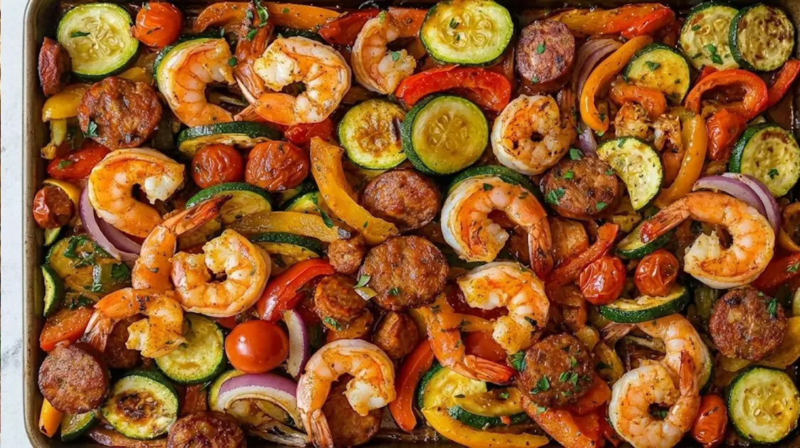 Cajun Shrimp and Sausage Sheet Pan (30-Minutes)