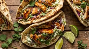 Easy Sheet Pan Chicken Pitas with Herby Ranch for Family Dinner