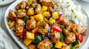 Hawaiian Chicken Sheet Pan