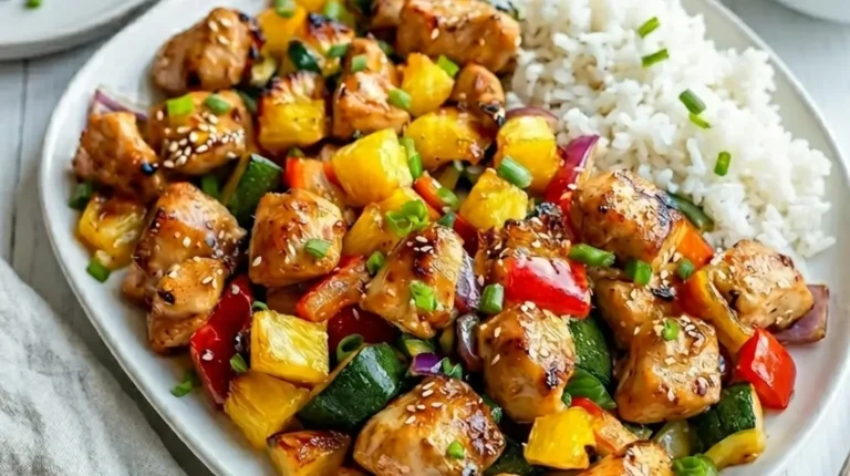 Hawaiian Chicken Sheet Pan
