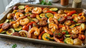 Sheet Pan Cajun Shrimp And Potatoes